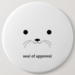 Badge Rond 15,2 Cm 'Joint d'Approval