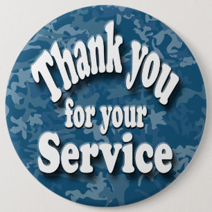 Badge Rond 15,2 Cm Jour du Souvenir