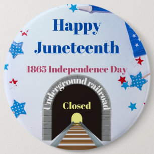 Badge Rond 15,2 Cm JT, fête de l'indépendance