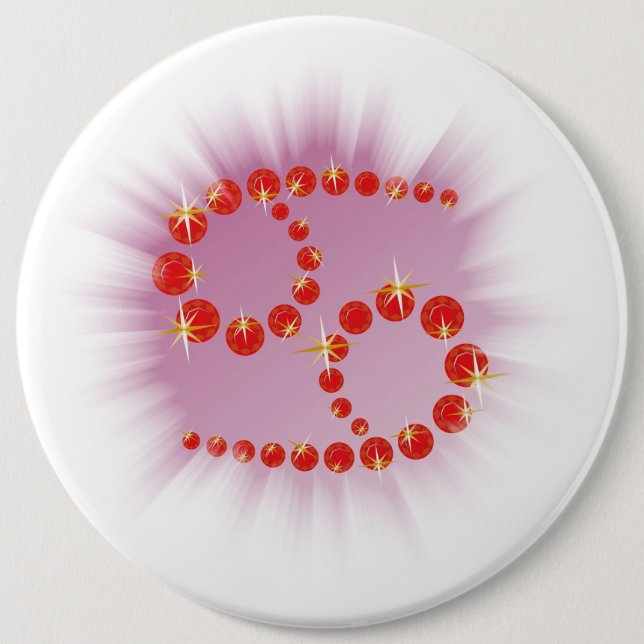 Badge Rond 15,2 Cm Krebs 22. Juni bis 22. (Devant)