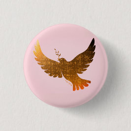 Badge Rond 15,2 Cm La colombe de la paix