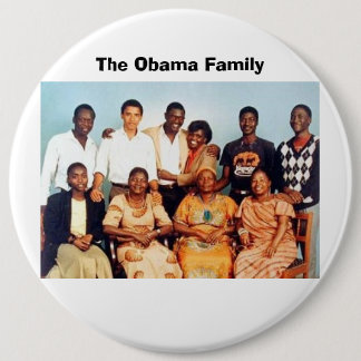 Badge Rond 15,2 Cm La famille d'Obama