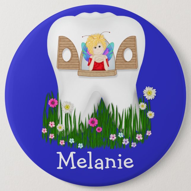 Badge Rond 15,2 Cm La laiterie du dentiste (Devant)