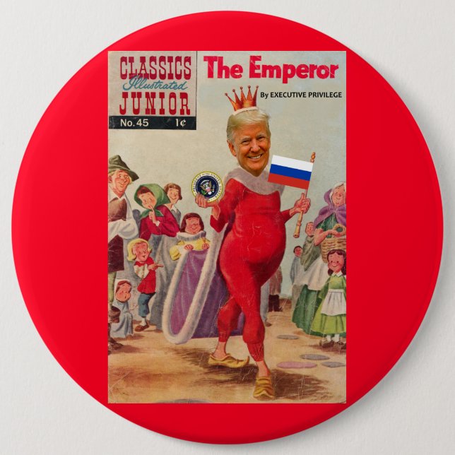 Badge Rond 15,2 Cm Le bouton d'empereur (Devant)