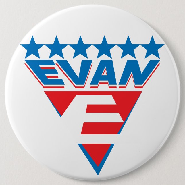 Badge Rond 15,2 Cm Le bouton d'Evan (Devant)