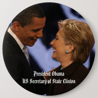 Badge Rond 15,2 Cm Le Président Obama Inauguration Keepsakes 6"
