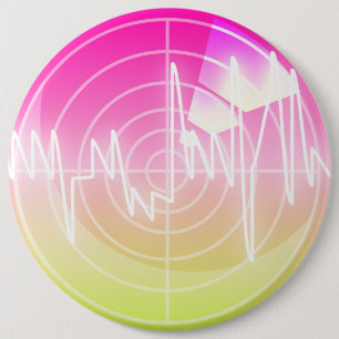Badge Rond 15,2 Cm Lecteur MP3
