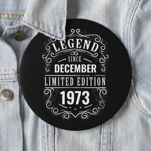 Badge Rond 15,2 Cm Légende depuis Customisée (En situation)
