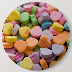 BADGE ROND 15,2 CM LES COEURS DE LA BOUGIE DE VALENTINE