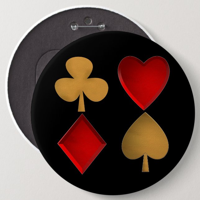 Badge Rond 15,2 Cm Les quatre couleurs (Devant & derrière)