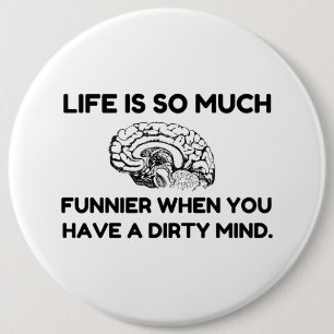 Badge Rond 15,2 Cm L'Esprit Dirty