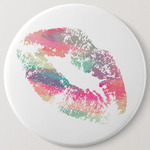 Badge Rond 15,2 Cm Lèvres Stylées #9