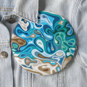 Badge Rond 15,2 Cm Liquid surface 1