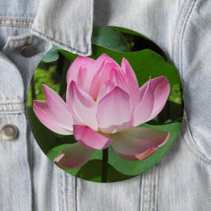 Badge Rond 15,2 Cm Lotus Bloom rose