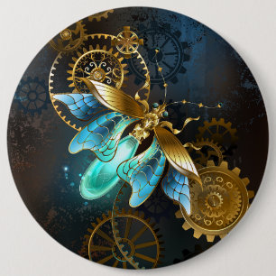 Badge Rond 15,2 Cm Luciole de vapeur