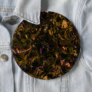 Badge Rond 15,2 Cm Mandala Abstrait 5