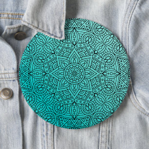 Badge Rond 15,2 Cm Mandala de luxe 38