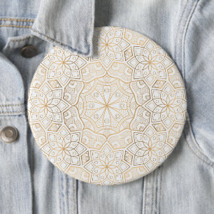 Badge Rond 15,2 Cm Mandala Luxe 4