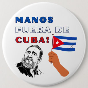 Badge Rond 15,2 Cm Manus Fuera De Cuba