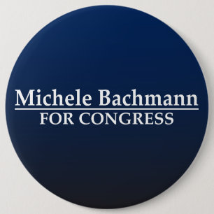 Badge Rond 15,2 Cm Michele Bachmann pour le congrès