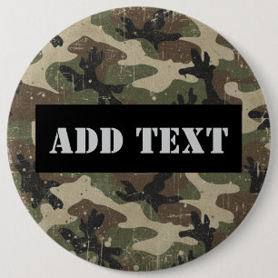 Badge Rond 15,2 Cm Militaire personnalisé