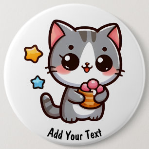Badge Rond 15,2 Cm Minette