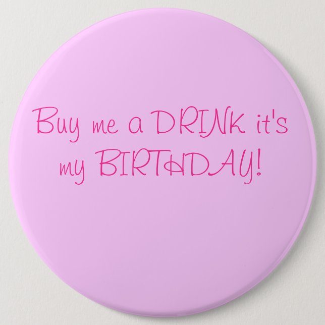 Badge Rond 15,2 Cm Modèle de bouton (Devant)