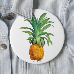 Badge Rond 15,2 Cm Motif ananas
