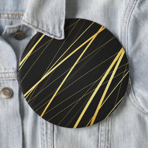 Badge Rond 15,2 Cm Motif d'or 1