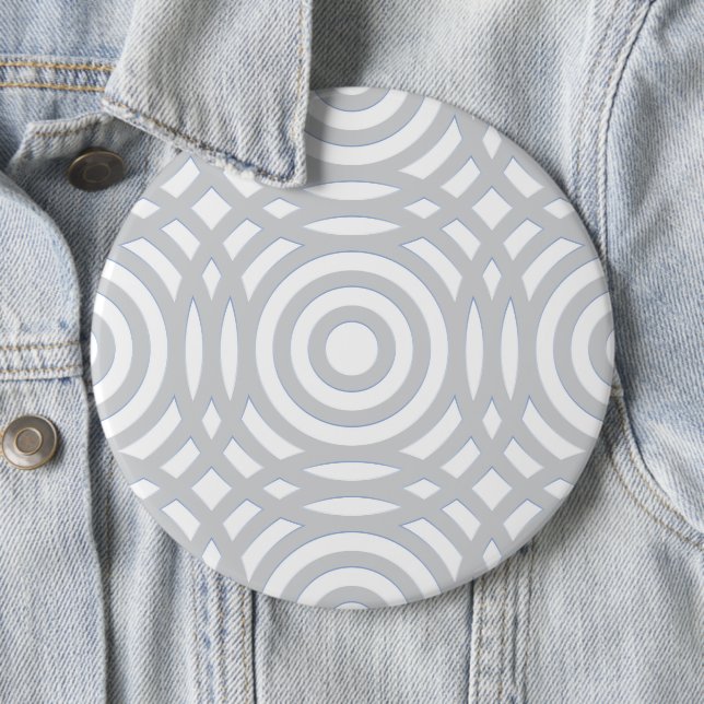 Badge Rond 15,2 Cm Motif géométrique 22 (En situation)