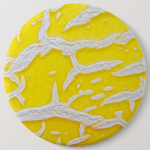 Badge Rond 15,2 Cm Motif melon jaune