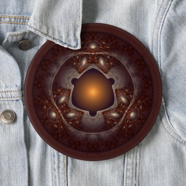 Badge Rond 15,2 Cm Motif mystique magique (En situation)