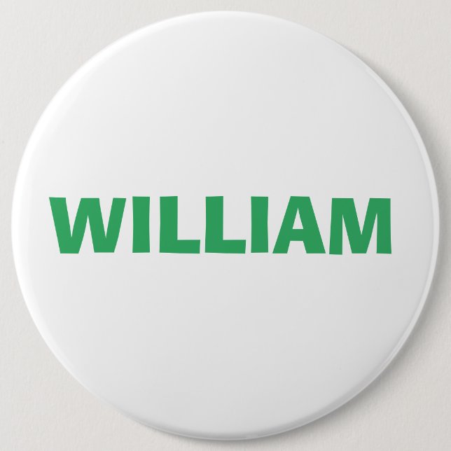 Badge Rond 15,2 Cm Nom personnalisé personnalisé (Devant)
