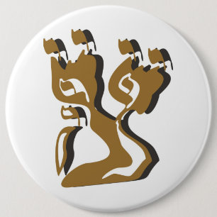 Badge Rond 15,2 Cm Oiseau