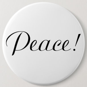 BADGE ROND 15,2 CM PAIX