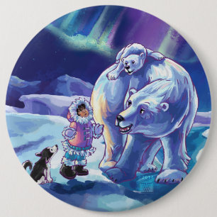 Badge Rond 15,2 Cm Pal polaire