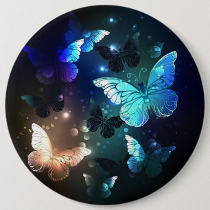 Badge Rond 15,2 Cm Papillon de nuit