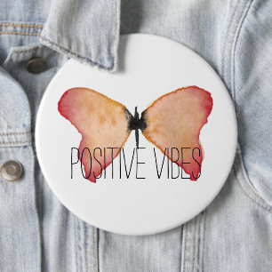 Badge Rond 15,2 Cm Papillon de pêche avec personnalisation