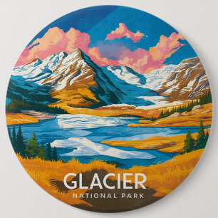 Badge Rond 15,2 Cm Parc national de Glacier