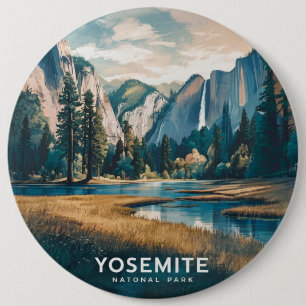 Badge Rond 15,2 Cm Parc national de Yosemite