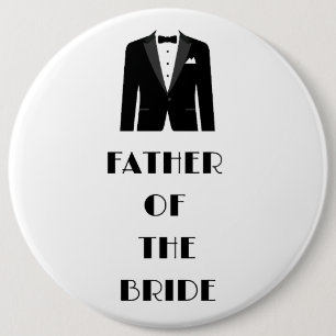 Badge Rond 15,2 Cm Père de la mariée