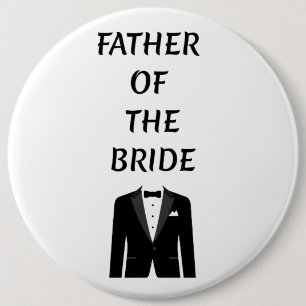 Badge Rond 15,2 Cm Père de la mariée