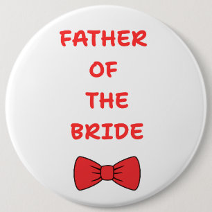 Badge Rond 15,2 Cm Père de la mariée