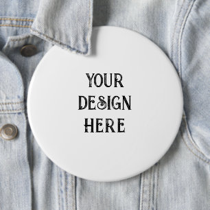 Badge Rond 15,2 Cm Personnaliser ou personnalisable 
