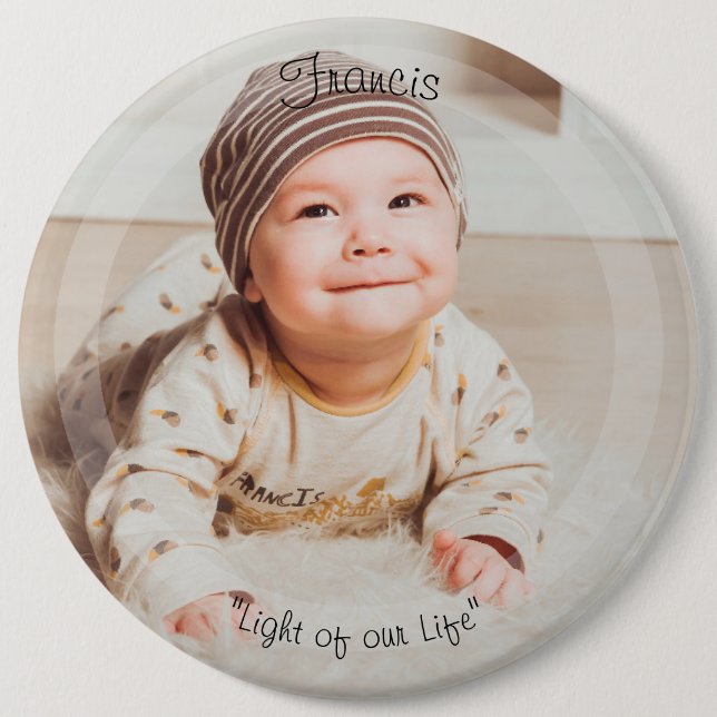 Badge Rond 15,2 Cm Pin photo personnel HAMbyWG (Devant)