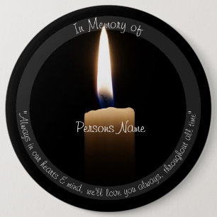 Badge Rond 15,2 Cm Pince à bougie HAMbyWG