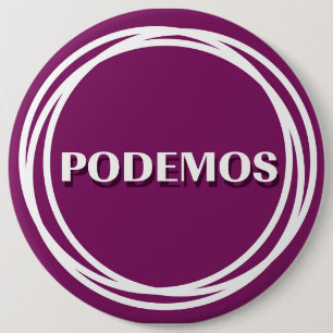 BADGE ROND 15,2 CM PODEMOS