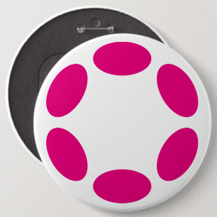 Badge Rond 15,2 Cm Polkadot