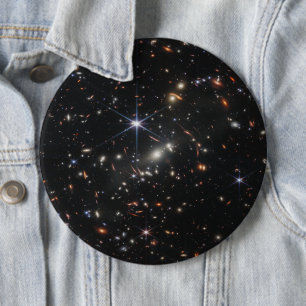 Badge Rond 15,2 Cm Première vue profonde de l'univers de Webb