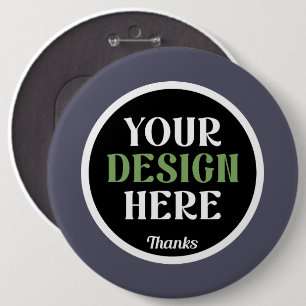Badge Rond 15,2 Cm Premium, élégant, audacieux et minimal
